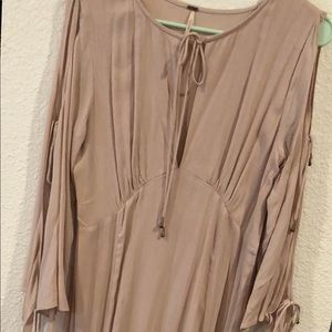 Free people beige boho dress